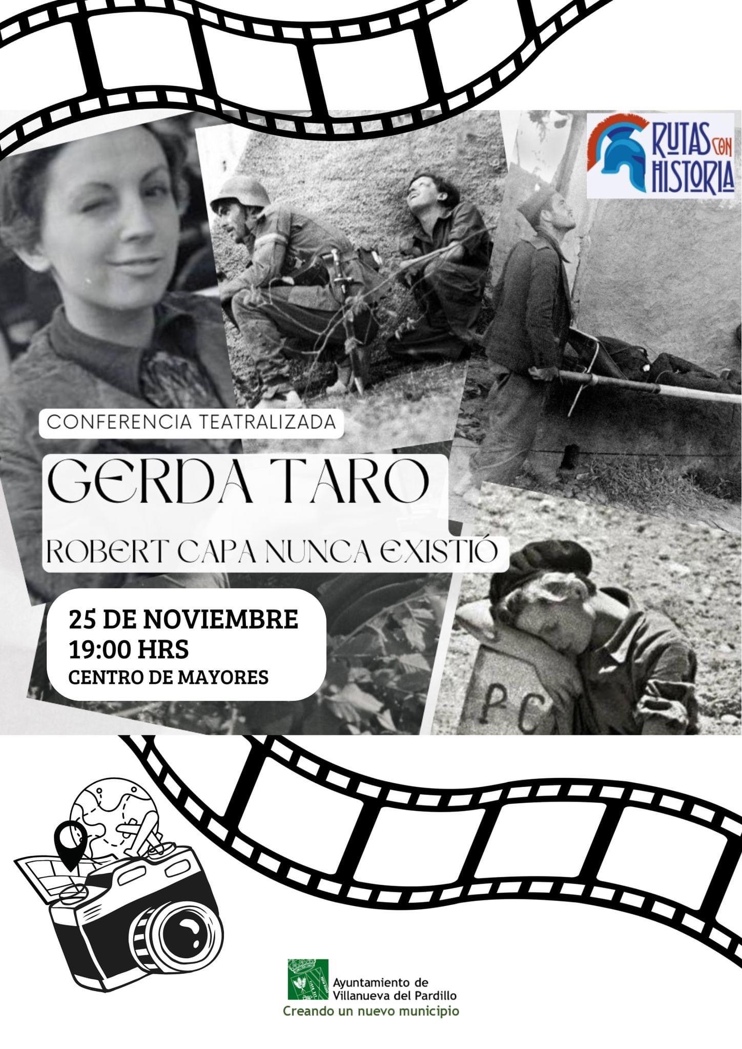 Tertulia Teatralizada: “Gerda Taro, Robert Capa nunca existió”.