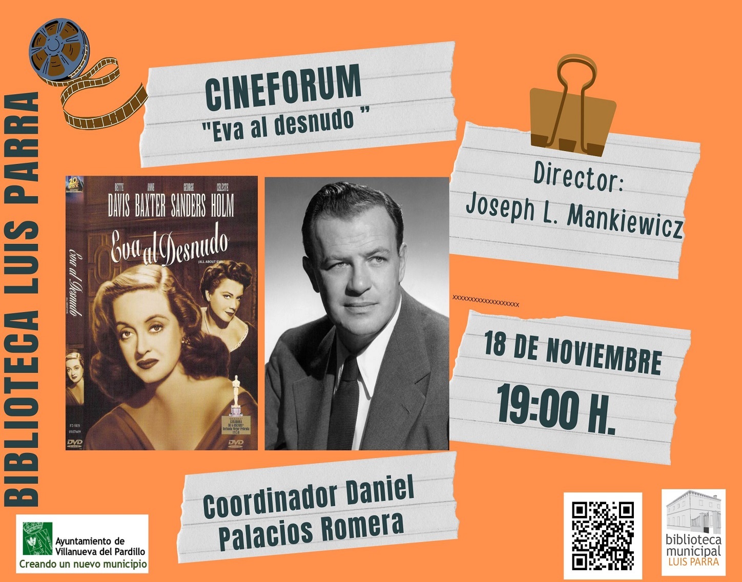 Cineforum, lunes 18 de noviembre'24