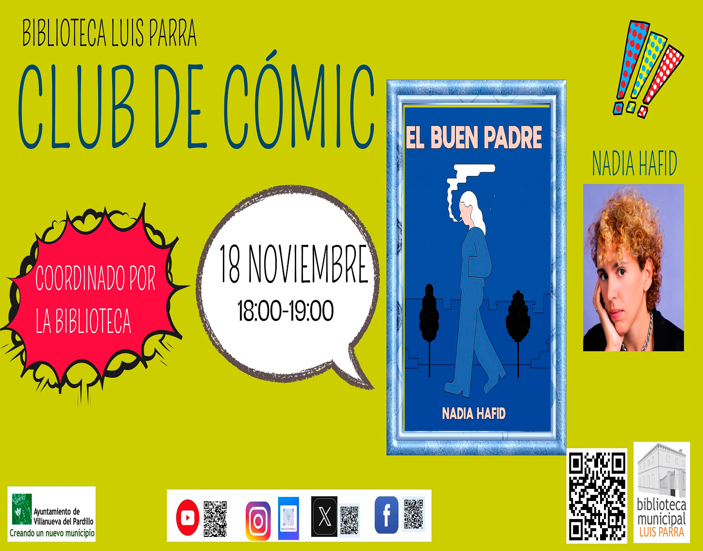 Club de lectura de cómic, 18 de noviembre'24