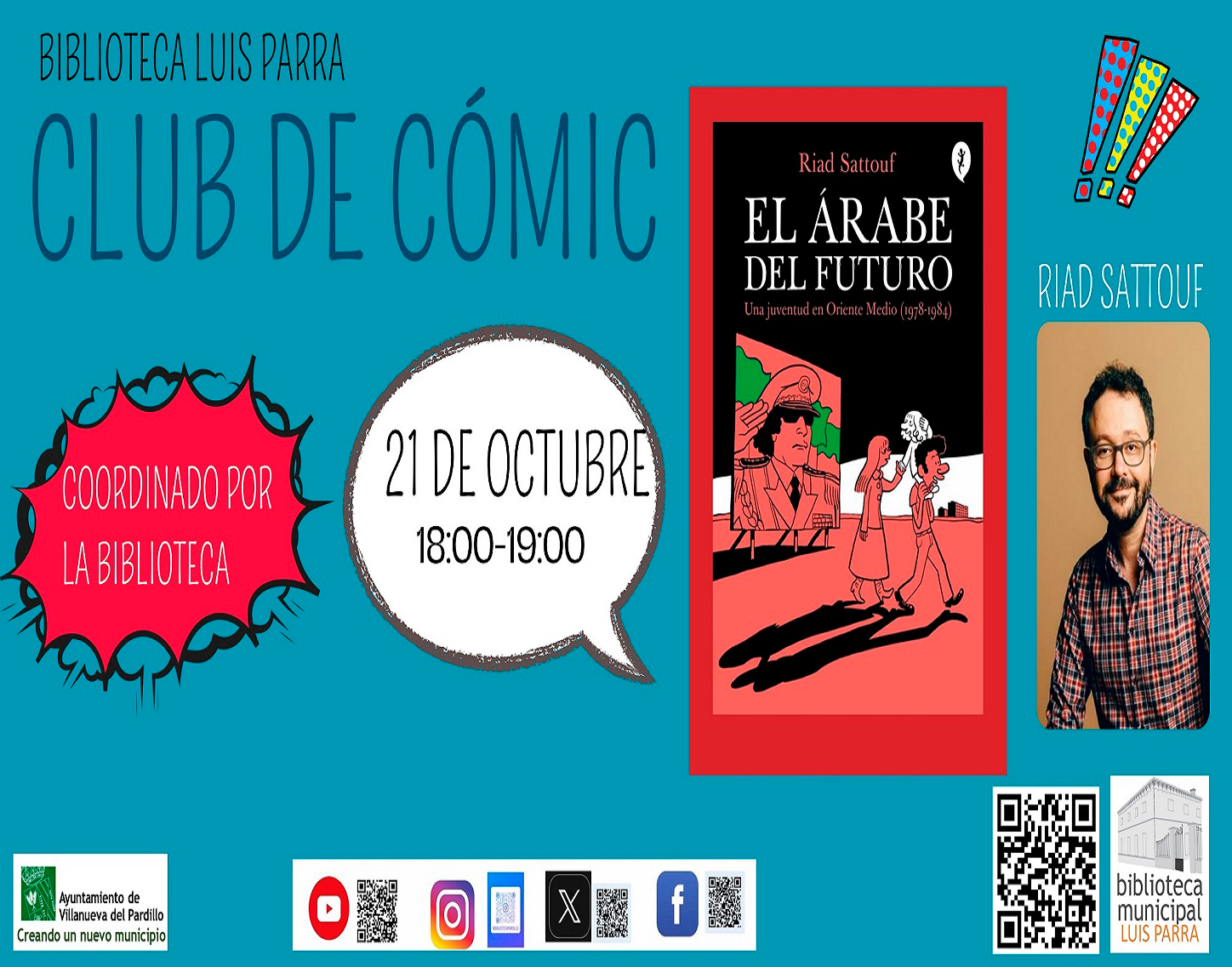 Club de lectura de cómic, 21 de octubre'24