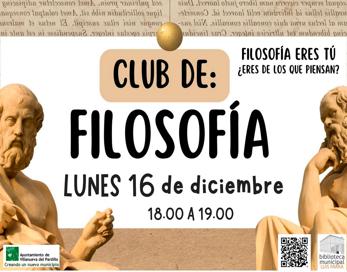 Club de filosofía, lunes 16 de diciembre'24