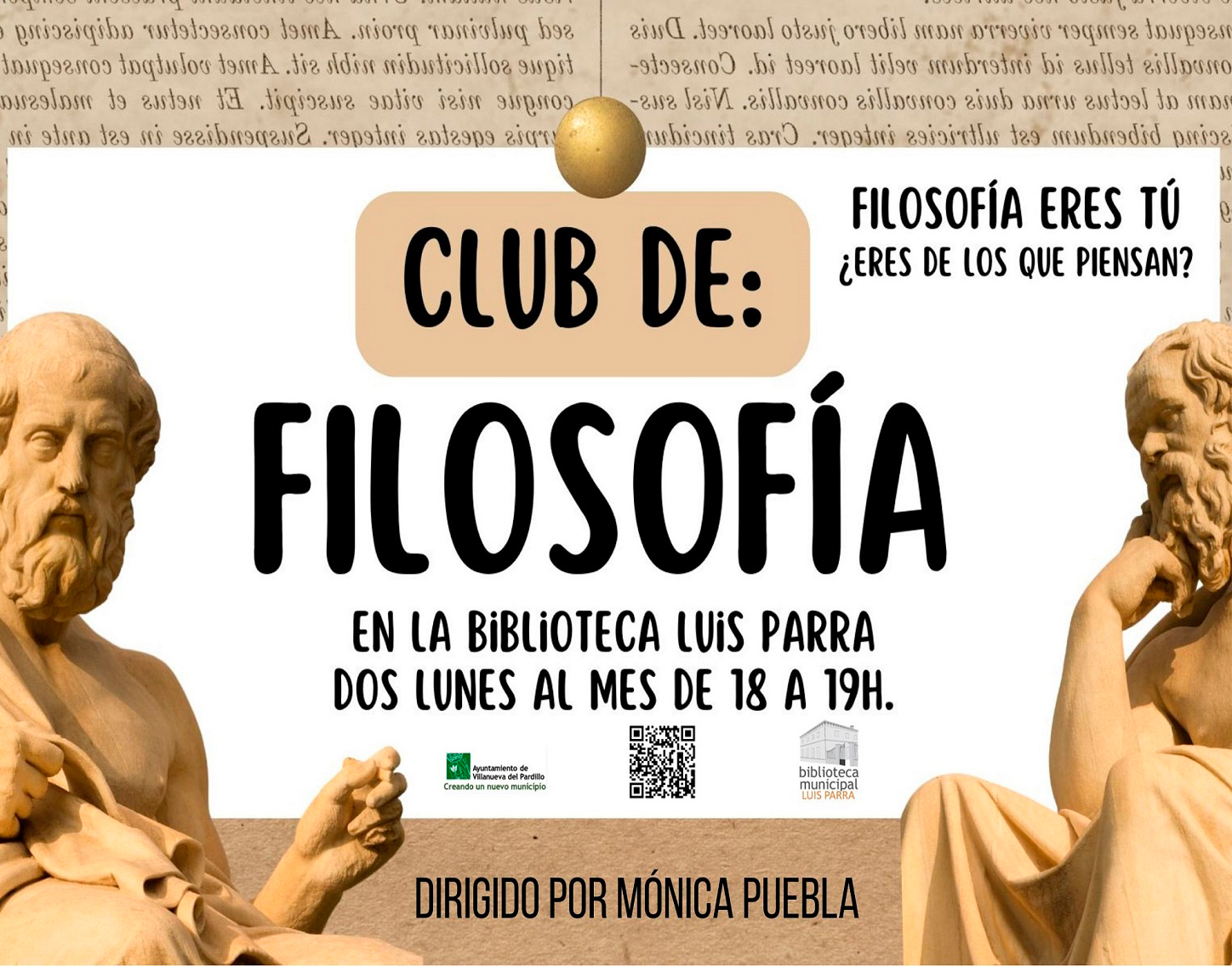 Club de filosofía, lunes 25 de noviembre'24