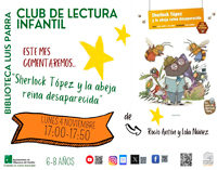 Club de lectura Infantil, lunes 4 de noviembre'24