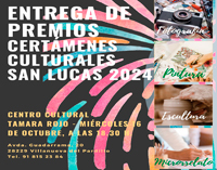 Ganadores Certámenes Culturales San Lucas 2024