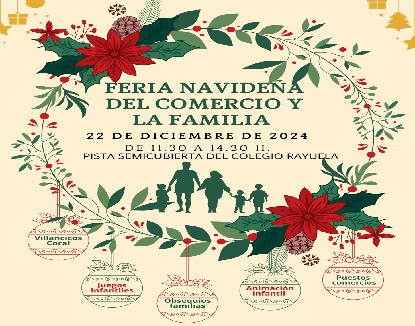 Feria Navideña del Comercio y la Familia, 22 de diciembre'24