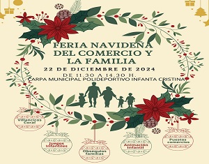 Feria Navideña del Comercio y la Familia, 22 de diciembre'24