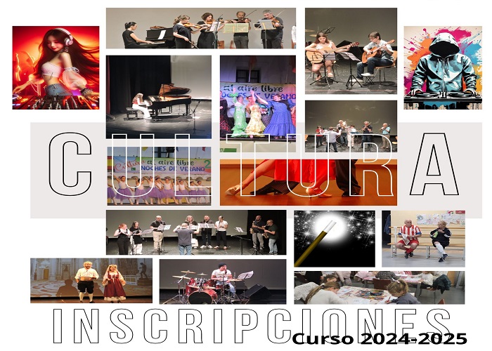 Toda la Oferta Cultural. Inscripciones Actividades Culturales curso 2024-2025