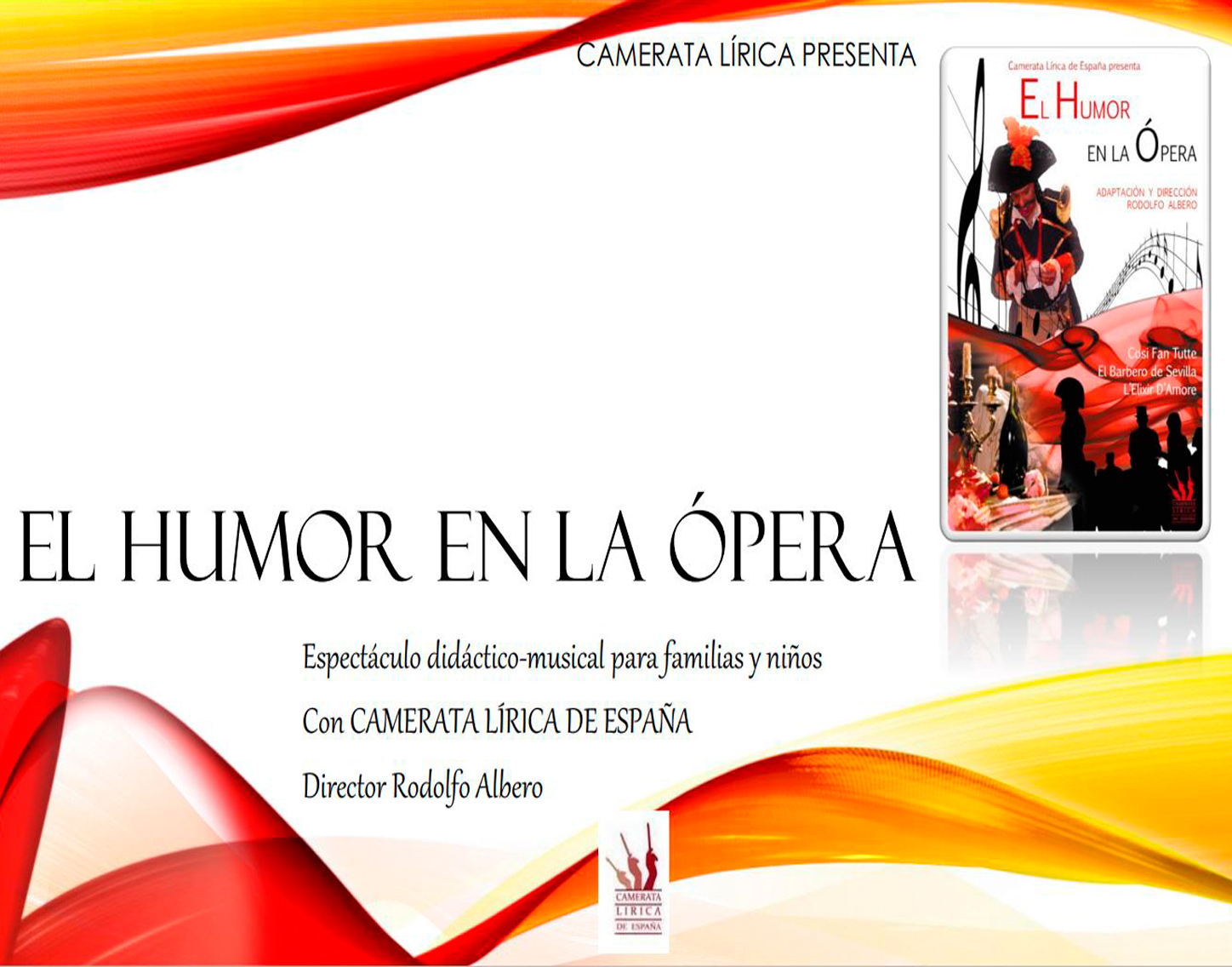 Campaña escolar de teatro: concierto "El humor en la Ópera"", martes 19 y miércoles 20 de noviembre'24