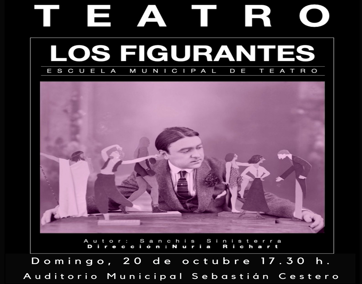 Teatro Familiar "Los figurantes", domingo 20 de octubre'24