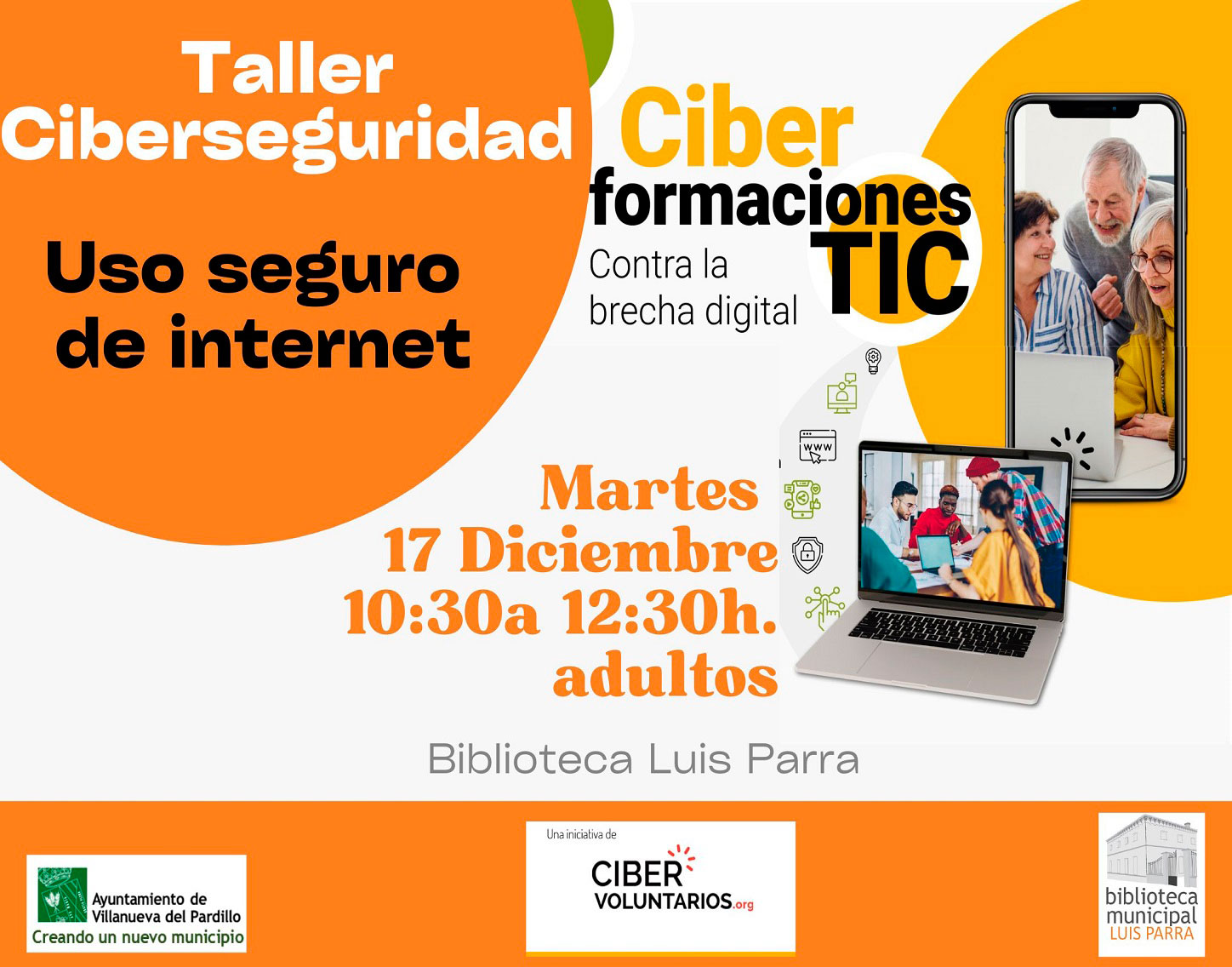 Taller de Ciberseguridad, martes 17 de diciembre'24