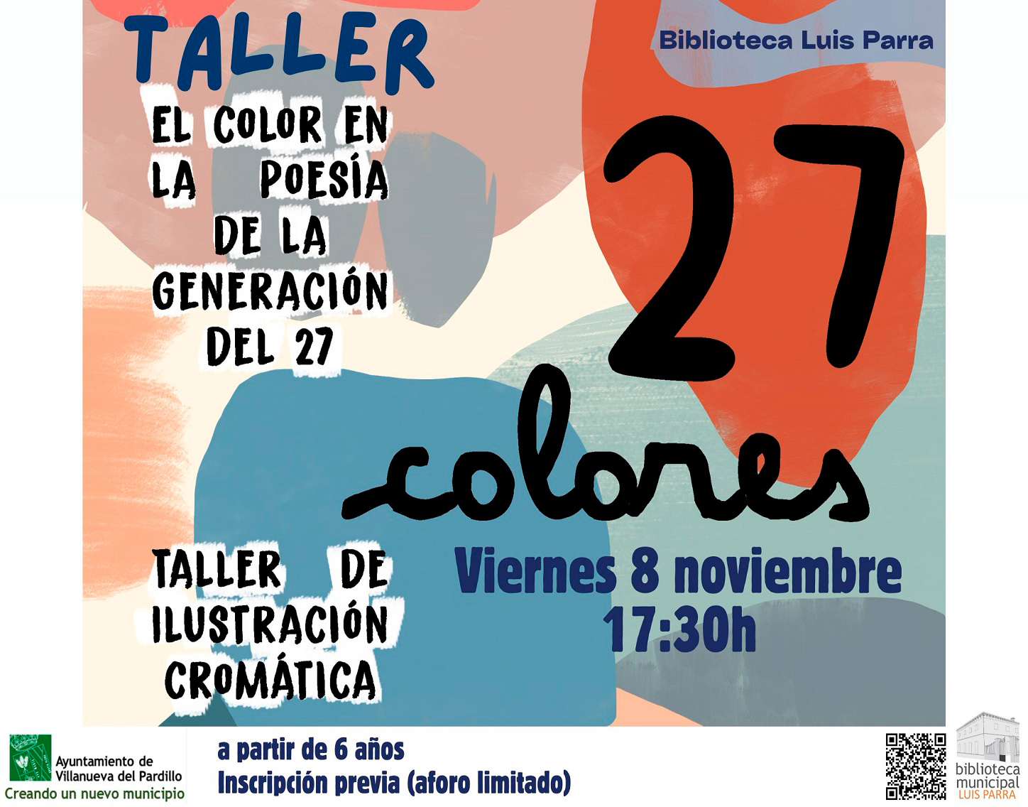 Taller de poesía 27 colores, 8 de noviembre'24