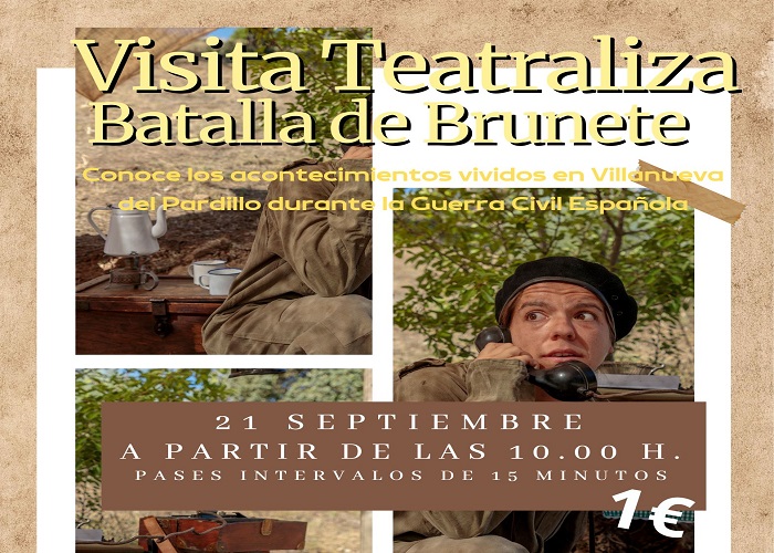 Visitas teatralizadas Villanueva del Pardillo "Batalla de Brunete", 21 de septiembre'24