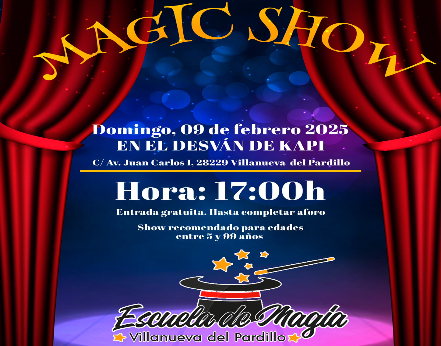 Magic show, domingo 9 de febrero'25