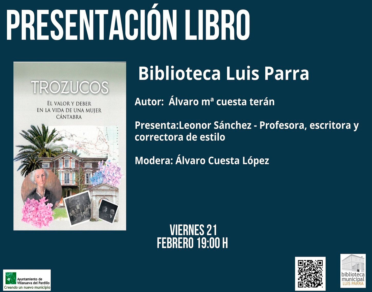 Presentación del libro "Trozucos”, viernes 21 de febrero'25