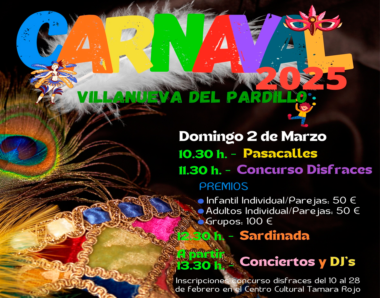 Prepárate para el Carnaval 2025, domingo 2 de marzo'25