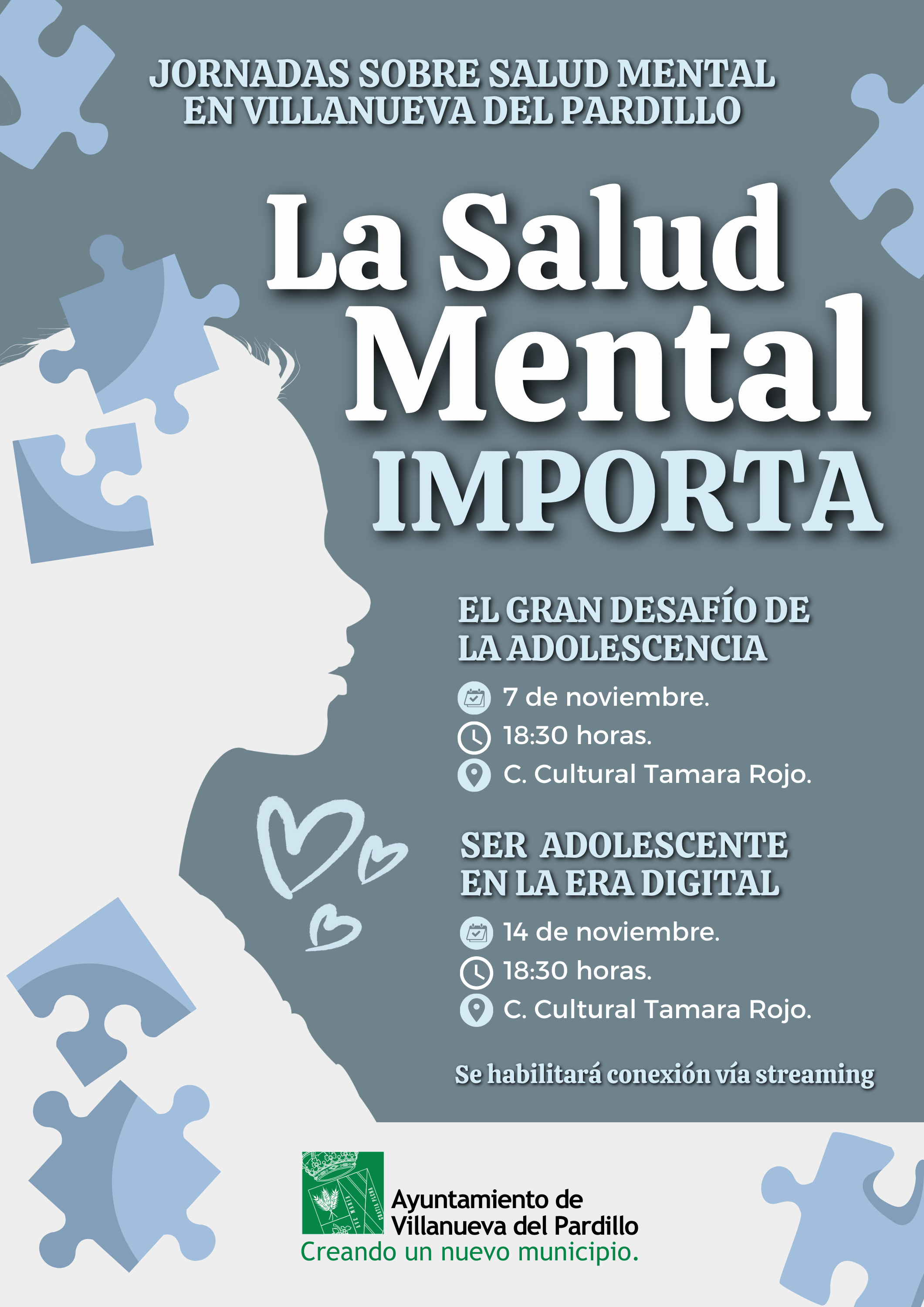 “La salud mental importa”. Jornadas sobre salud mental en Villanueva del Pardillo 