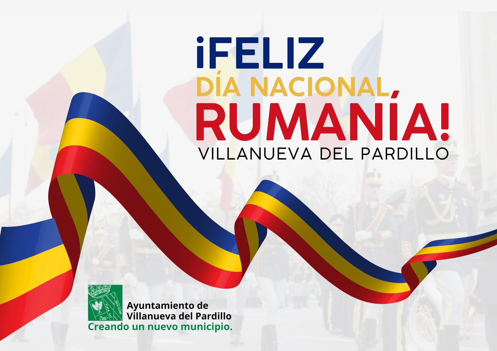 Villanueva del Pardillo felicita a nuestros vecinos rumanos con motivo del Día Nacional de Rumanía