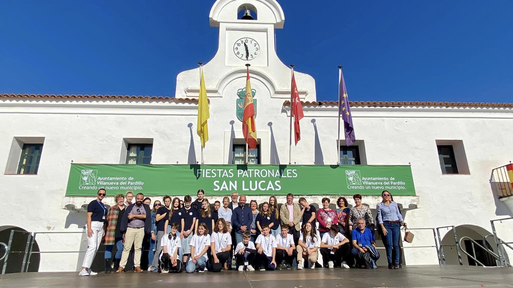 Villanueva del Pardillo recibe a los alumnos de Polonia y Hungría del programa Erasmus