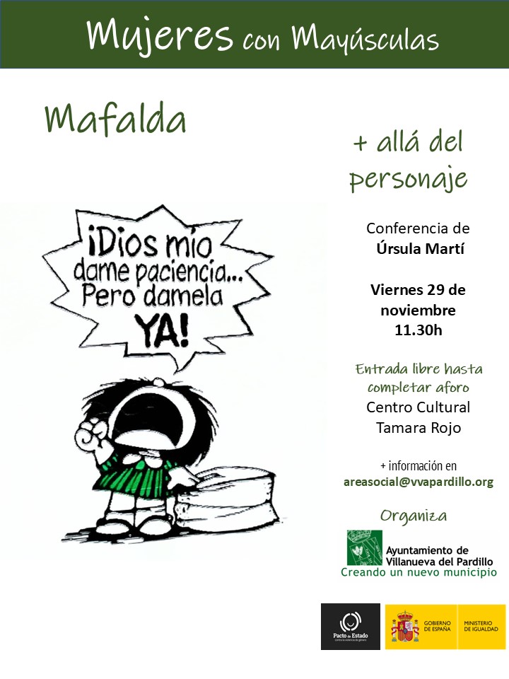 Ciclo de conferencias Mujeres con Mayúscula. Conferencia sobre Mafalda