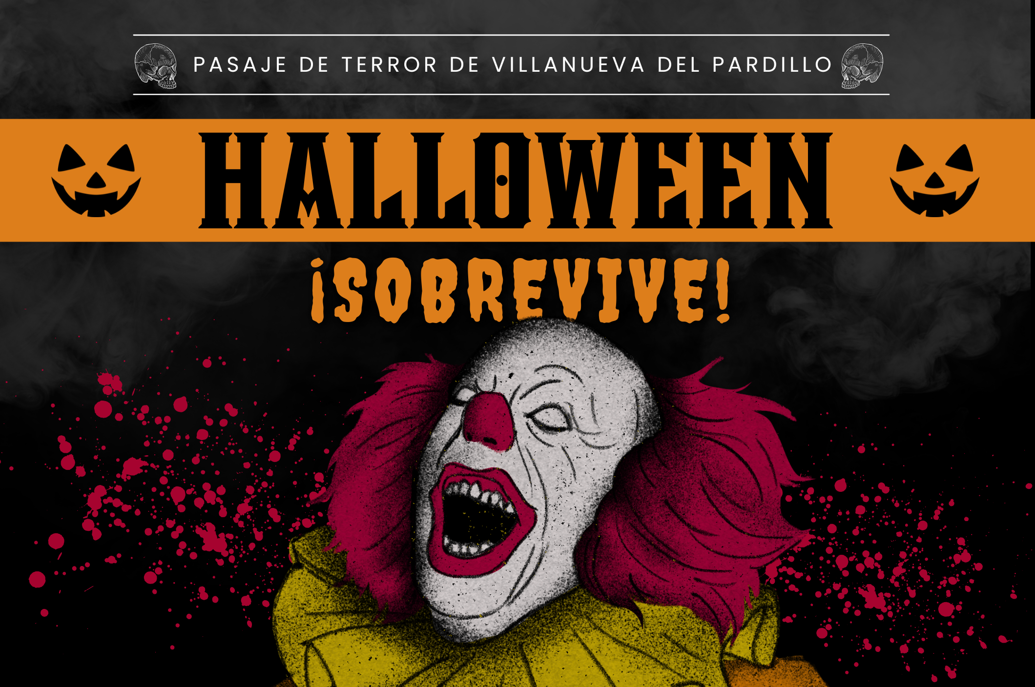 Vive una noche terrorífica con el pasaje del terror de Villanueva del Pardillo. Halloween 2024.